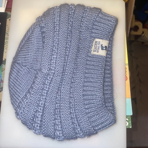 The Unbranded Brand Other - Glacier National Park Blue Knitted Hat